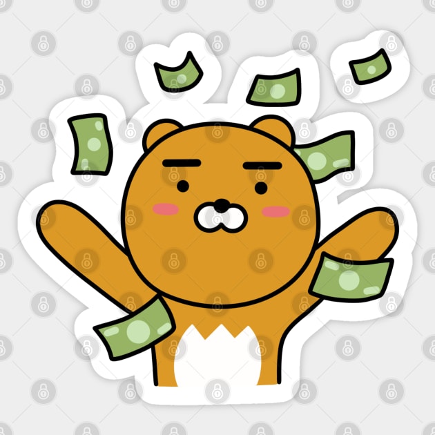 Money Ryan | Ryan Feeling Rich Sticker by smileyfriend